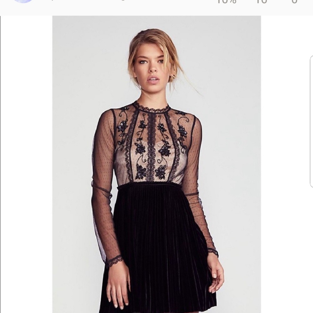 Free people Ariel Pleated dress